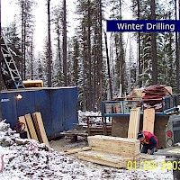 Iron Lake - Drilling in 2003